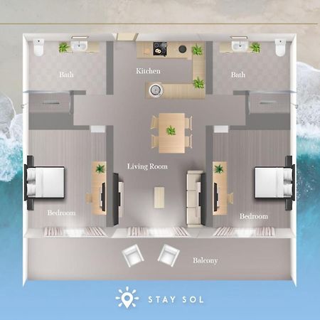 Apartment With Bay View Balcony - Pool - Up To 6 - Gym Hollywood Exteriér fotografie